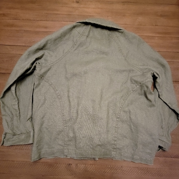 American Eagle Boho Linen-look Jacket - Picture 3 of 5